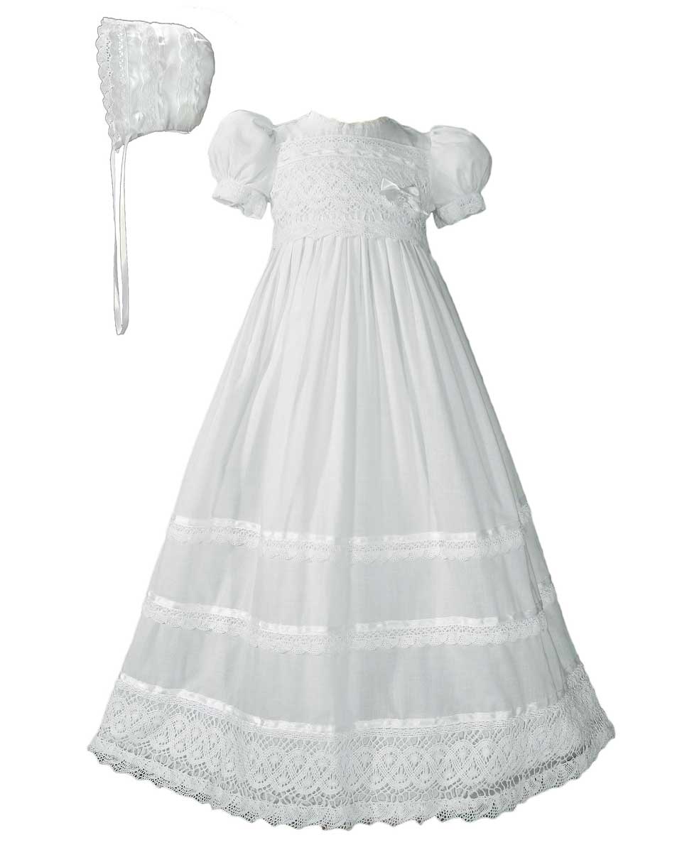 short baptism dress
