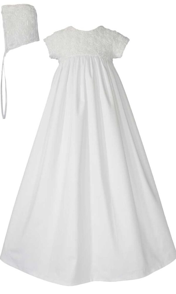 white gown for baptism