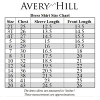 Windsor Dress Size Chart