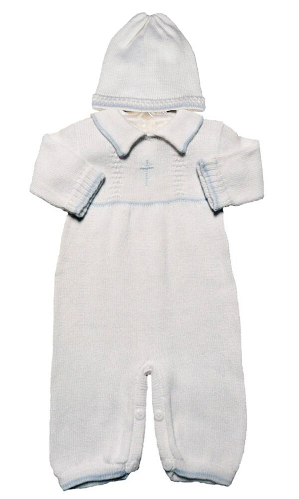 baby boy knit christening outfits